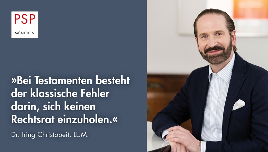 Im Interview: PSP-Partner Dr. Iring Christopeit
